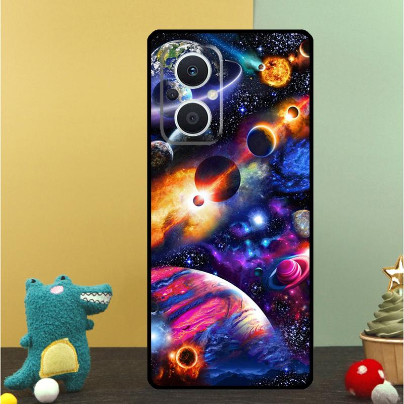 Космический Планета Звезды Луна Чехол Для OPPO Reno 15 15F 14 13 12 11 10 Pro 14F 13F 12F 11F 8T OPPO Find X9 X8 X6 Pro Чехол