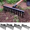 Leaf Rakes for Lawns Heavy Duty Garden Rake Lawn Tools Thatch Rake Dethatcher Rake Metal Garden Hoe Gardening Rake for Loosening