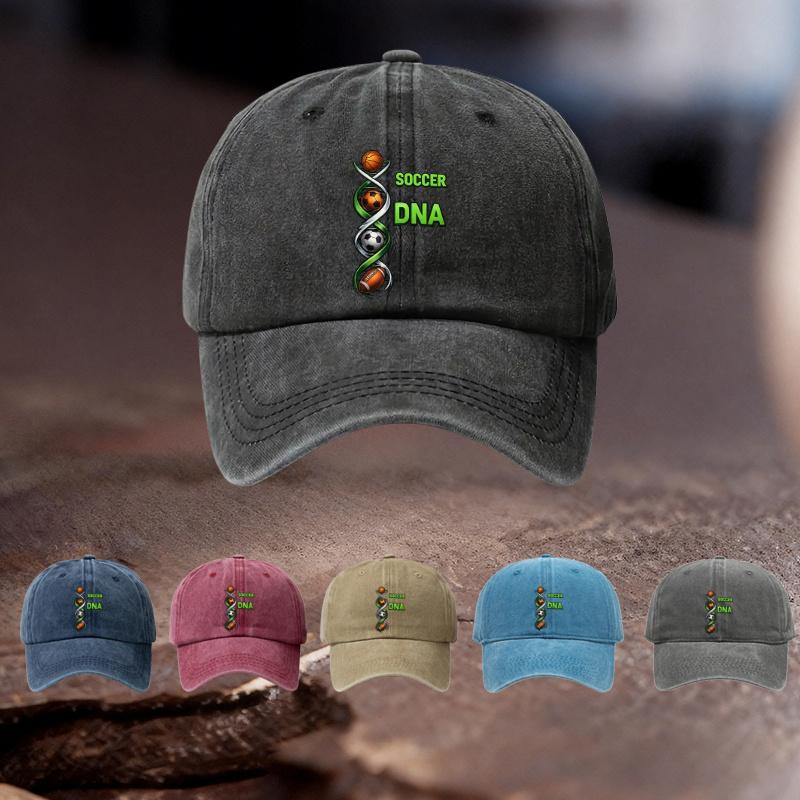 pc Adjustable Hat with Football DNA Printed Pattern Unisex And Women Outdoor Sports Style Ideal Gift for Weddings Parties Birt