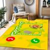 Teletubbies Scooter Adventure Themed Anti-Slip Rugs - Polyester Home Decor, Suitable for Bedrooms, Living Rooms, Doorways, Studios, and Decorations