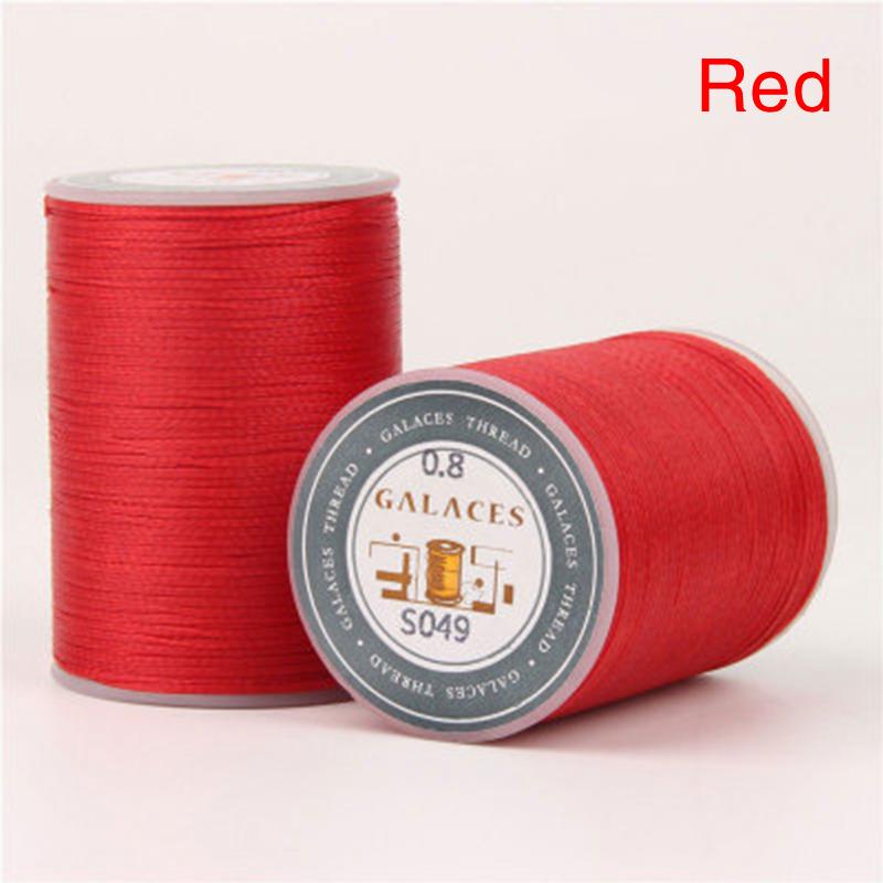 1 рулон шнура для вышивания, 0,8 мм, 90 м, плоская вощеная нить, шнур для шитья, полиэстера, 150D, кожа