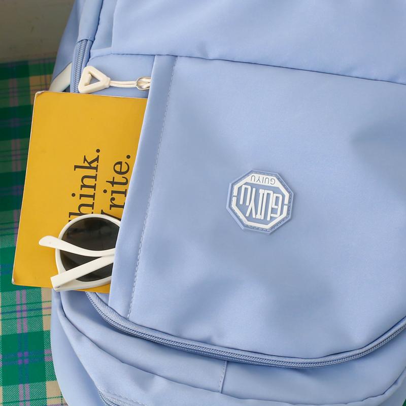 Набор из четырех предметов: рюкзак, школьная сумка для учеников средней школы, рюкзак большой вместимости для кампуса для мужчин и женщин