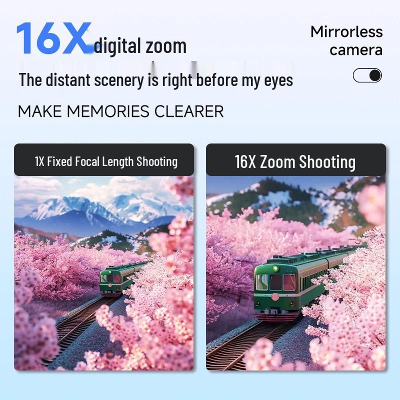New Sliding Cover 2.8-Inch HD Digital Camera with Video Recording