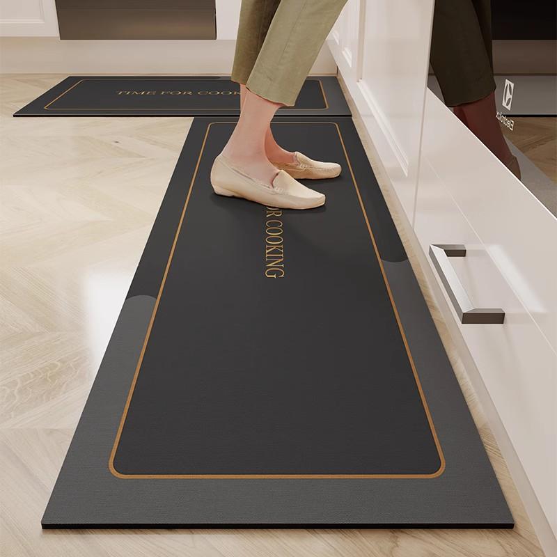 Диатомитовая глина Кухонный коврик Противоскользящий Маслостойкий Водопоглощающий Напольный Дверной Пятноустойчивый Не требующий стирки Коврик Домашнее украшение