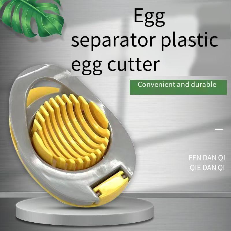 Stainless steel household decorative egg slicer anti-slip design for kitchen preserved egg slicing 2