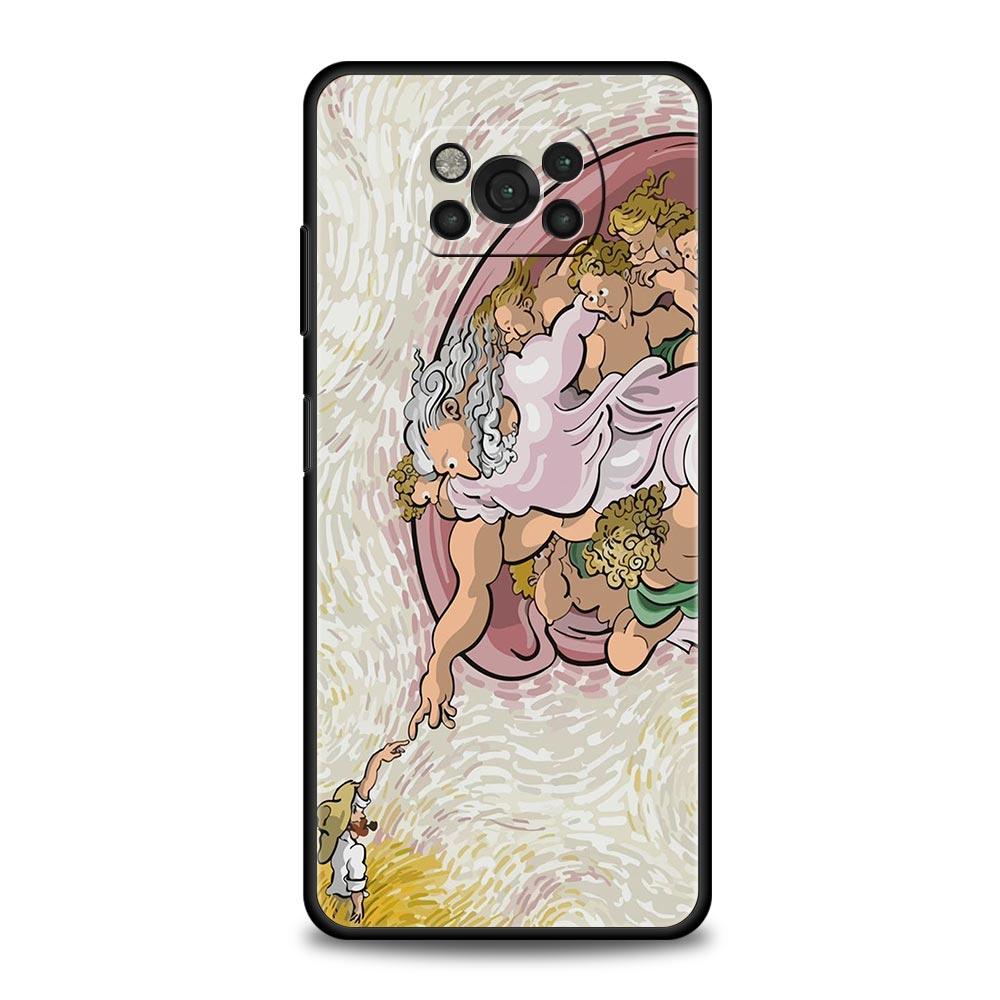 Art Aesthetic Van Gogh Starry Case For Xiaomi Poco X4 X3 NFC F3 M3 M4 Mi Note 10 12 11 Ultra 11T Pro 10T Lite 9T 11i 11X Cover