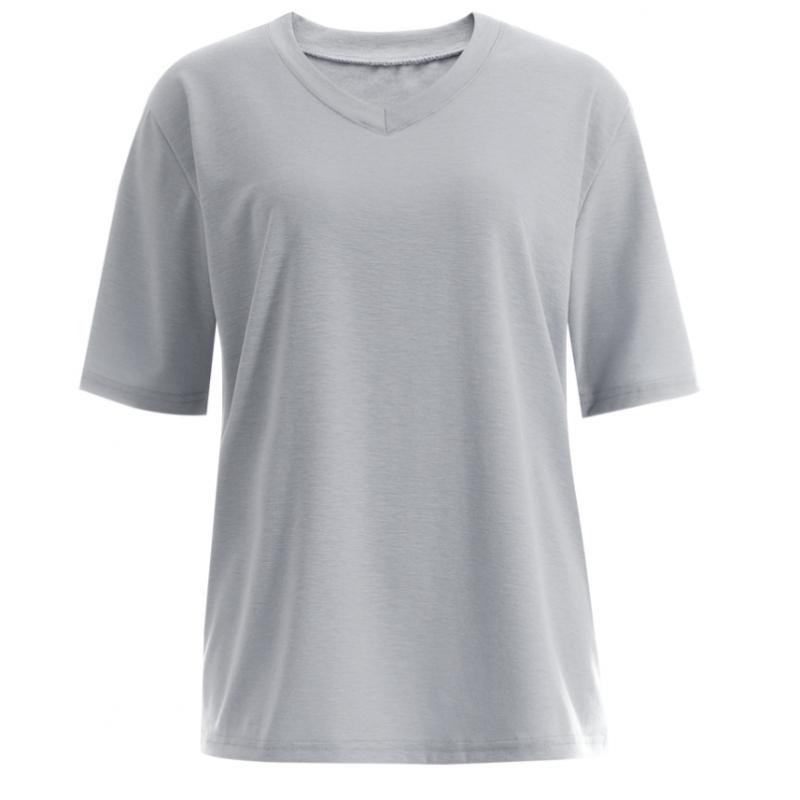 Shop Women Basic V Neck T shirT Sora Dai Wsh 1418