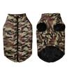 Warm Dog Clothes For Medium Large Dogs Winter Outdoor Windproof With D-ring Pet Camouflage Jacket Labrador Golden Retriever Coat