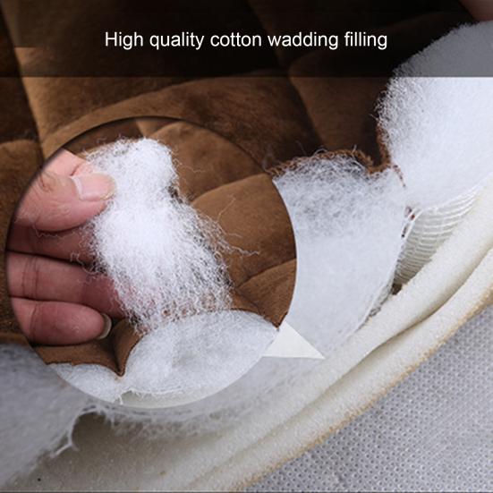 Зимняя теплая универсальная мягкая автомобильная противоскользящая плюшевая передняя накладка на сиденье, протектор