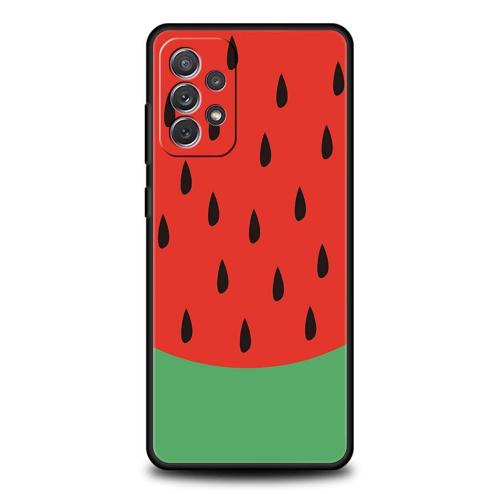 Летний Фруктовый Арбузный Чехол для Samsung A57 A37 A51 A71 A21S A17 A15 A25 A41 A23 A33 A53 A73 A07 A03S A05S A13 A35 A55 5G Обложка