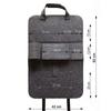 Felt Car Organizer Back Seat Hanging Storage Bag Auto Interior Accessories Rear Kick Mat Protector 