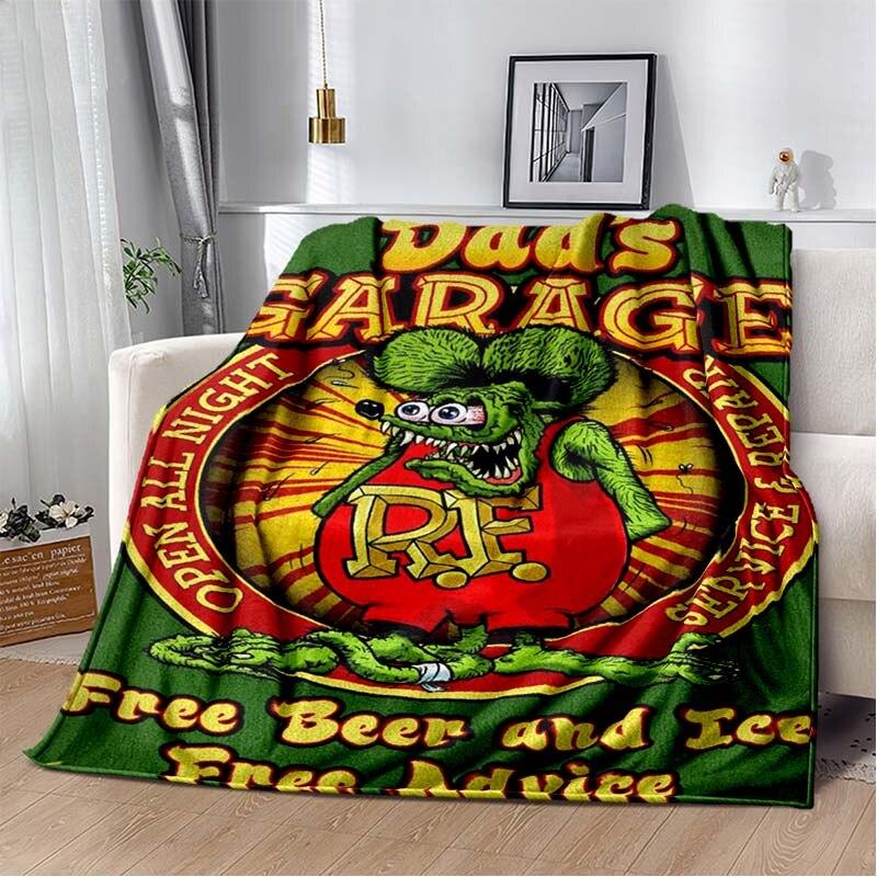 Одеяло с рисунком крысы Финка, пододеяльник для дивана, дорожное постельное белье, фланелевое одеяло, покрывало, одеяло для пикника