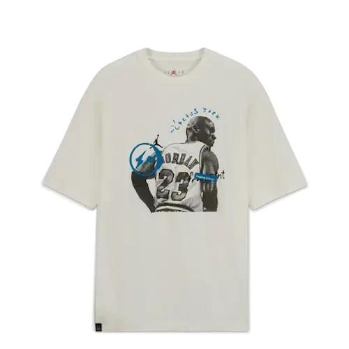 Футболка Air Jordan Travis Scott Fragment Белая