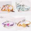 Bracelets Ethnic Style Braided Rope Bracelets Female Hand Chain Dried Flower Bracelet Gypsophil