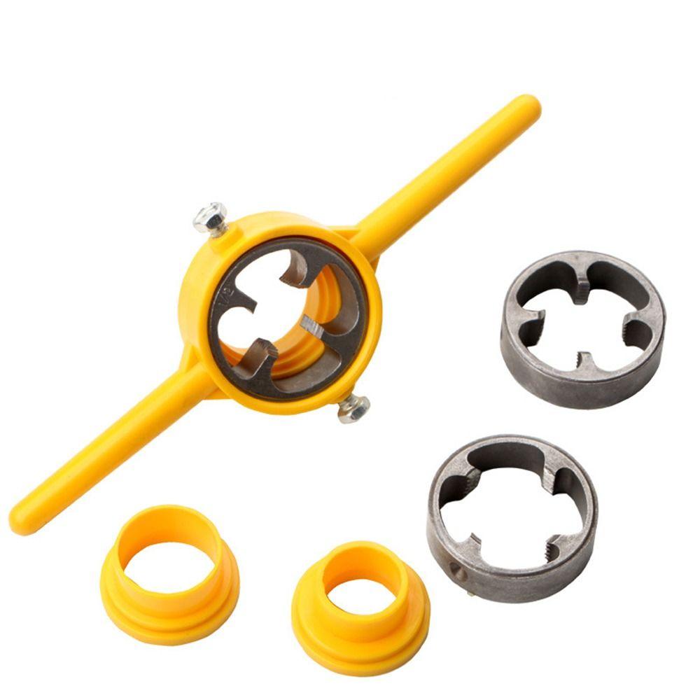 1/2 "3/4" 1" резьбонарезной станок для сантехники NPT, метчик для резьбы, резьбонарезной станок для труб, 6 шт./компл., обработка резьбы