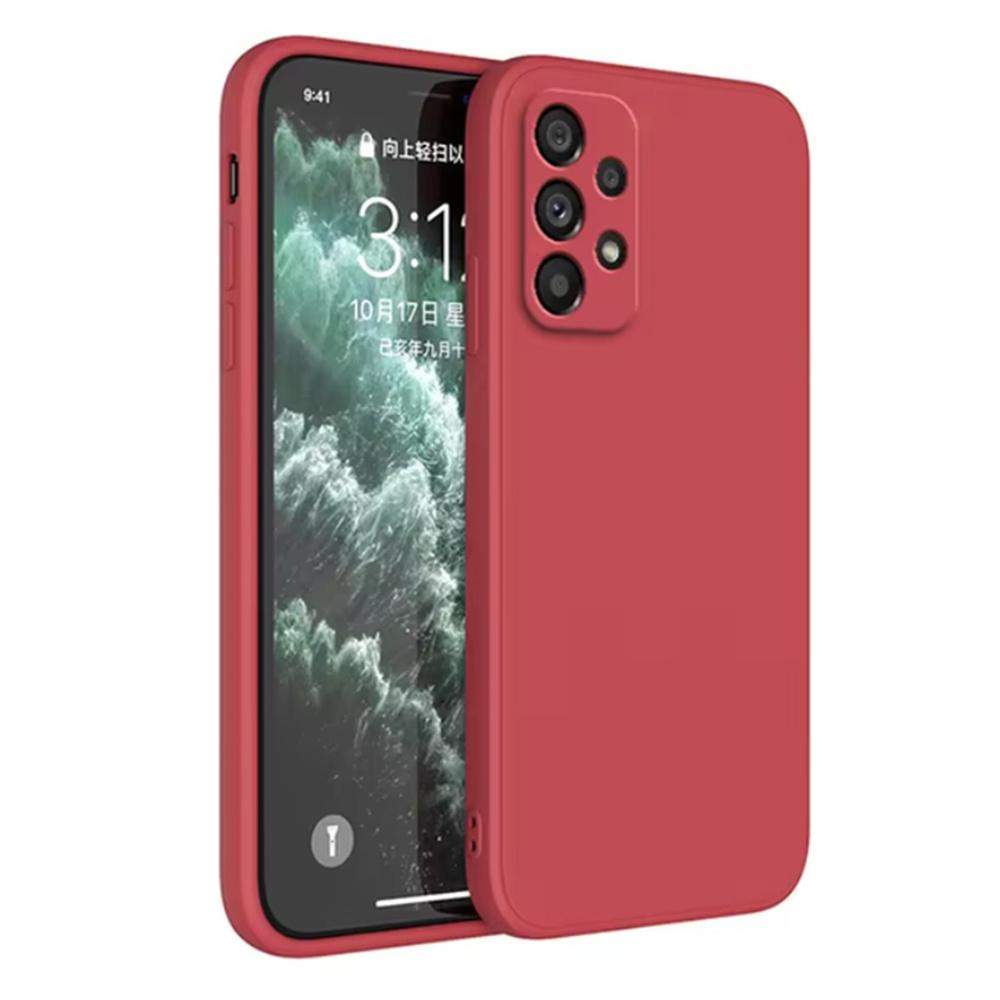 Матовая задняя крышка Оригинальный жидкий силикон Чехол из ТПУ для Samsung A32 A33 A35 A36 A41 A42 A51 A52 Однотонный мягкий чехол