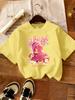 Cute Bear With Serious Injuries Prints T-Shirts Women Basics O-Neck Short Sleeve Tops Loose Soft T Shirts Summer Womans Clothes