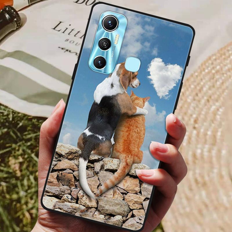 Для Infinix Hot 11 Чехол Мультяшная Задняя Крышка Силиконовый Чехол для Телефона Для Infinix Hot11 X662 Футляры Для Infinix Hot 11 Мягкий Чехол