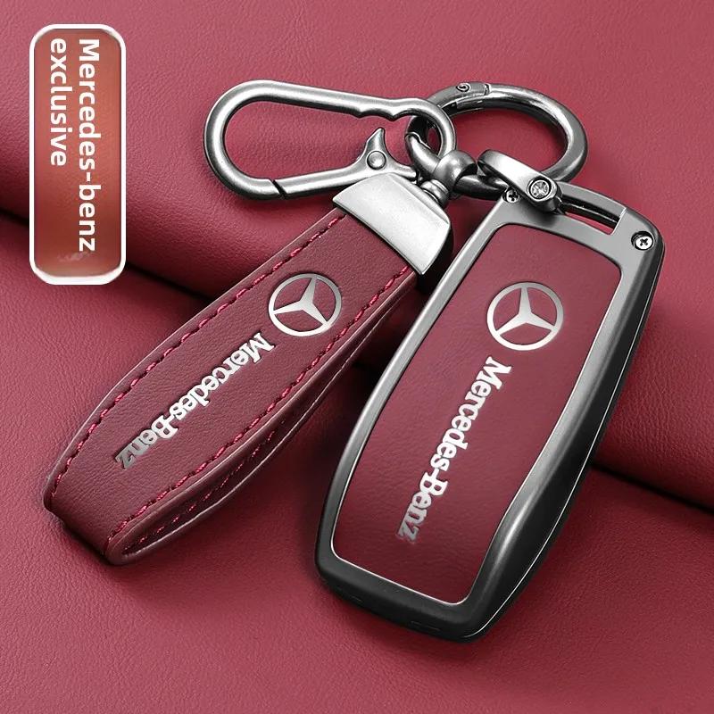 SUG2 Key Fob Cover for Mercedes Benz A B C E S Class W204 W205 W212 W213 W176 GLC MAYBACH Keyless Soft Case