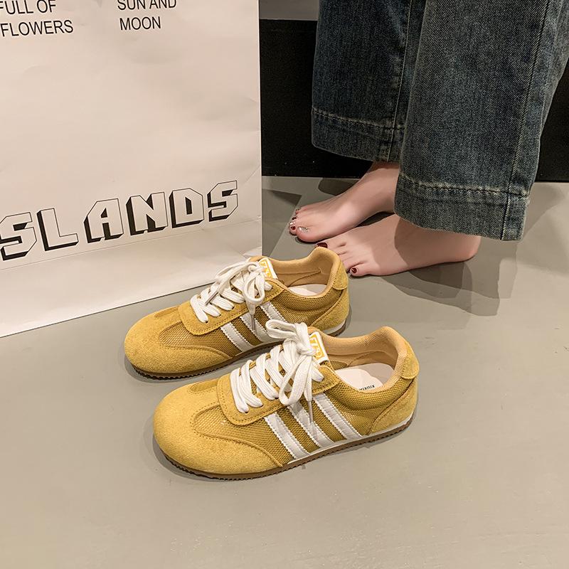 Mesh Forrest Gump Shoes Women's 2025 Summer New Fashion Casual Versatile Soft Sole Breathable Retro Low Top Forrest Gump Shoes