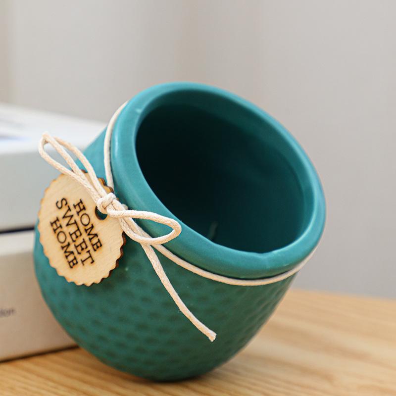 Colorful Mini Flower Pot Ceramic Succulent Pot Plant Pot Planter Bonsai Home Decor Indoor Decoration Desktop Ornaments