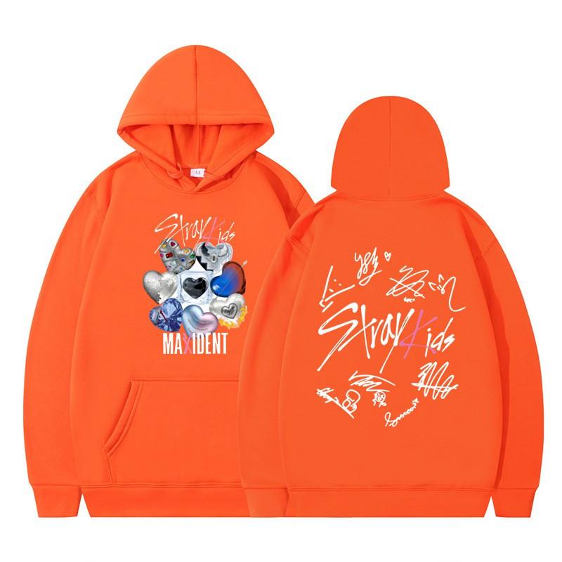 Stray Kids Tour Merch Hoodie Unisex Oversized Cotton Blend Sweatshirt Teens Fall Winter Streetwear