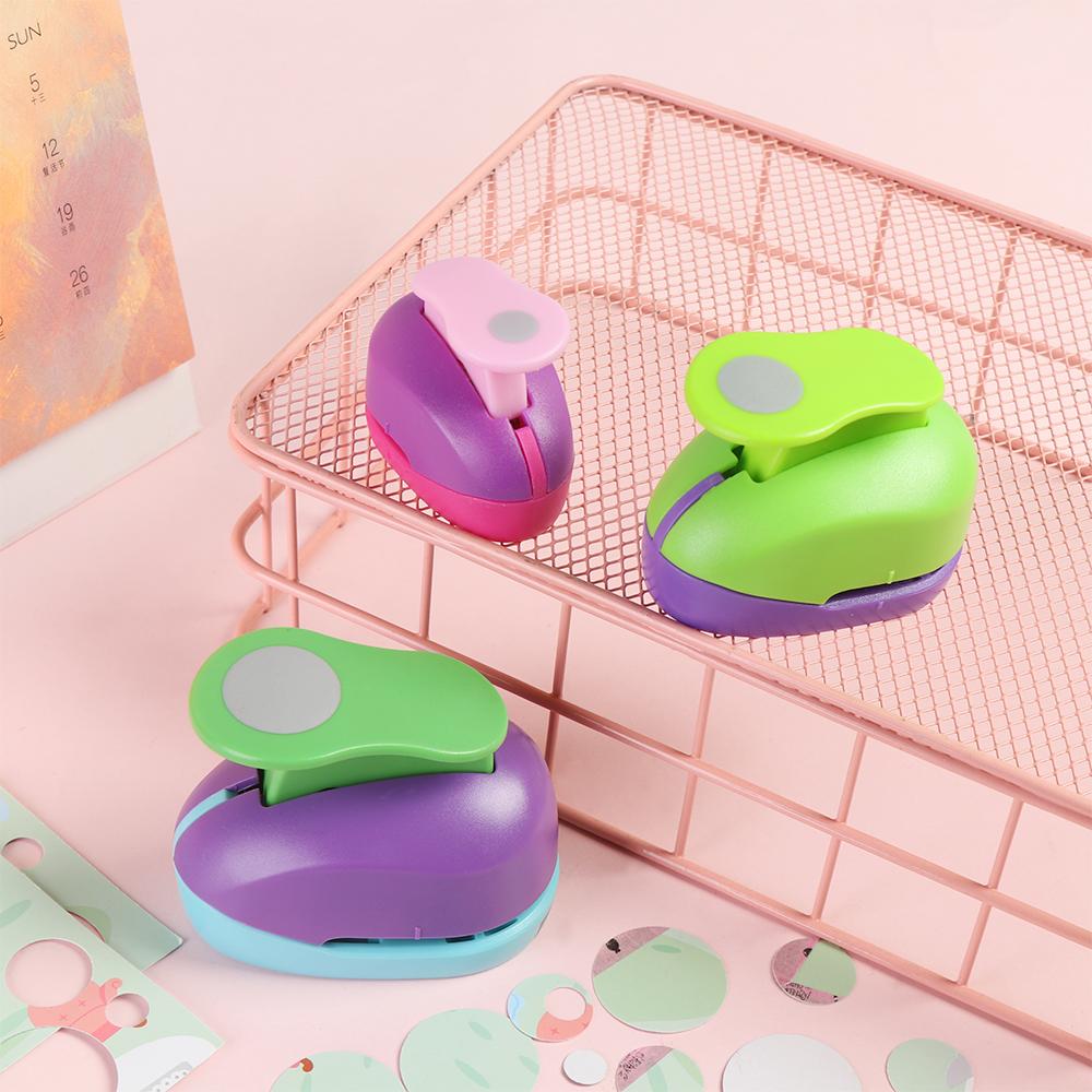 25mm Color Random Cute DIY Scrapbooking Cards Making Paper Shaper Cutter Round Hole Punch Embossing