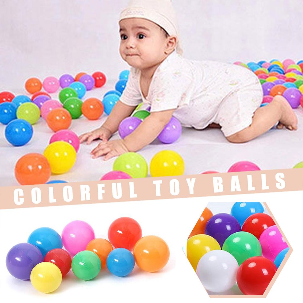 New Kids 5.5cm Balls Baby Toys Ocean Balls For Play Pool Fun Colorful Soft Plastic Ocean Ball
