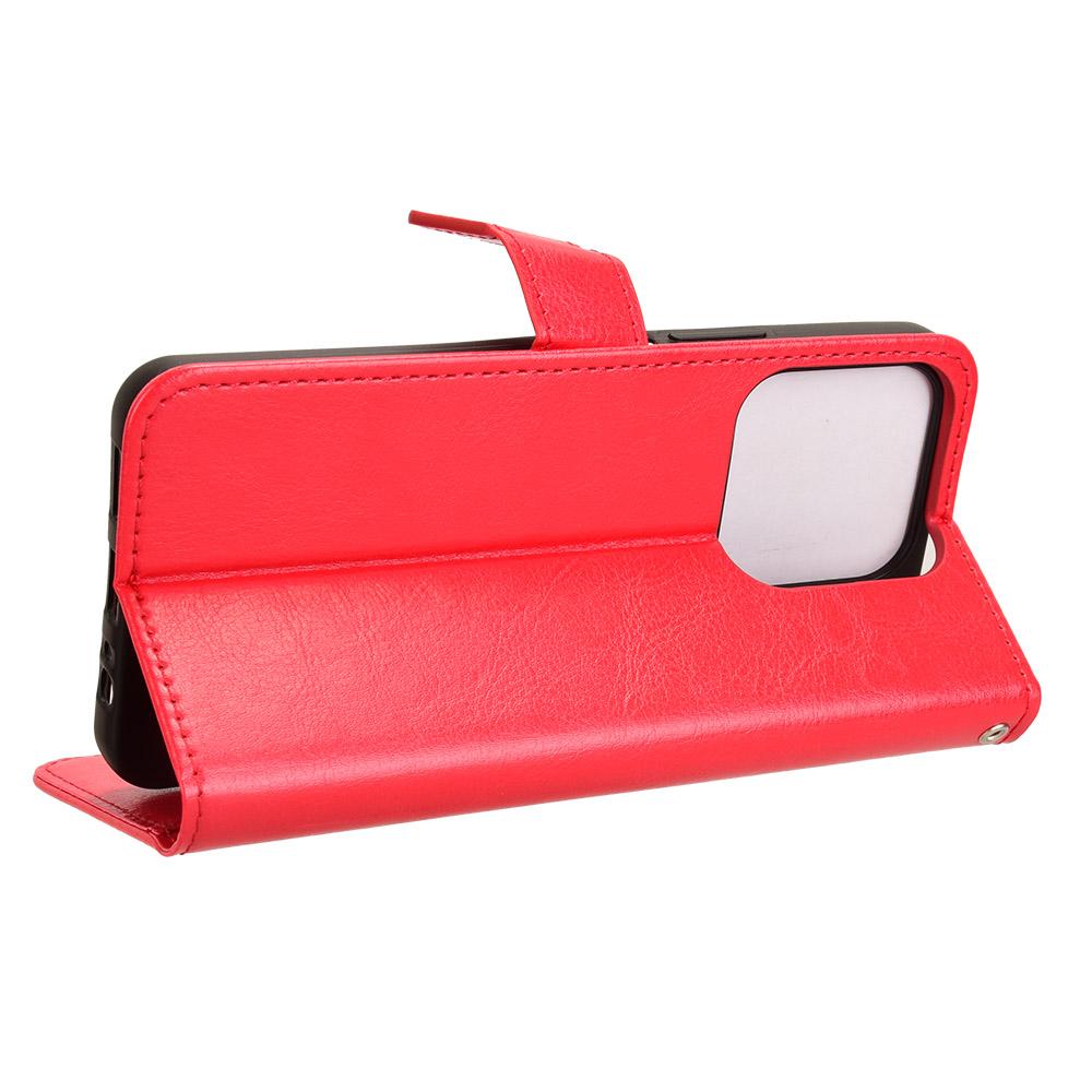 Для Honor X6b 4G Чехол-подставка для телефона Текстура Crazy Horse Обложка-кошелек из ПУ кожи