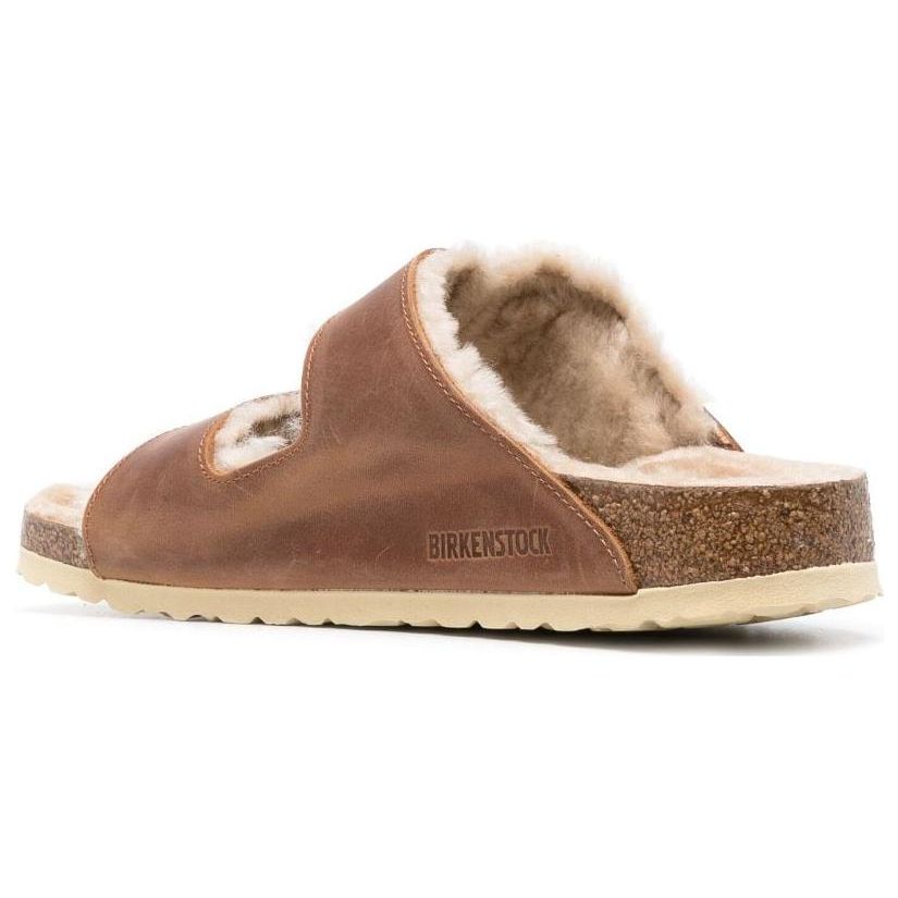 Birkenstock Arizona Comfortable Versatile Rubber Sole Non-Slip Slide Sandals Women sandals Brandy-Brown 1025441