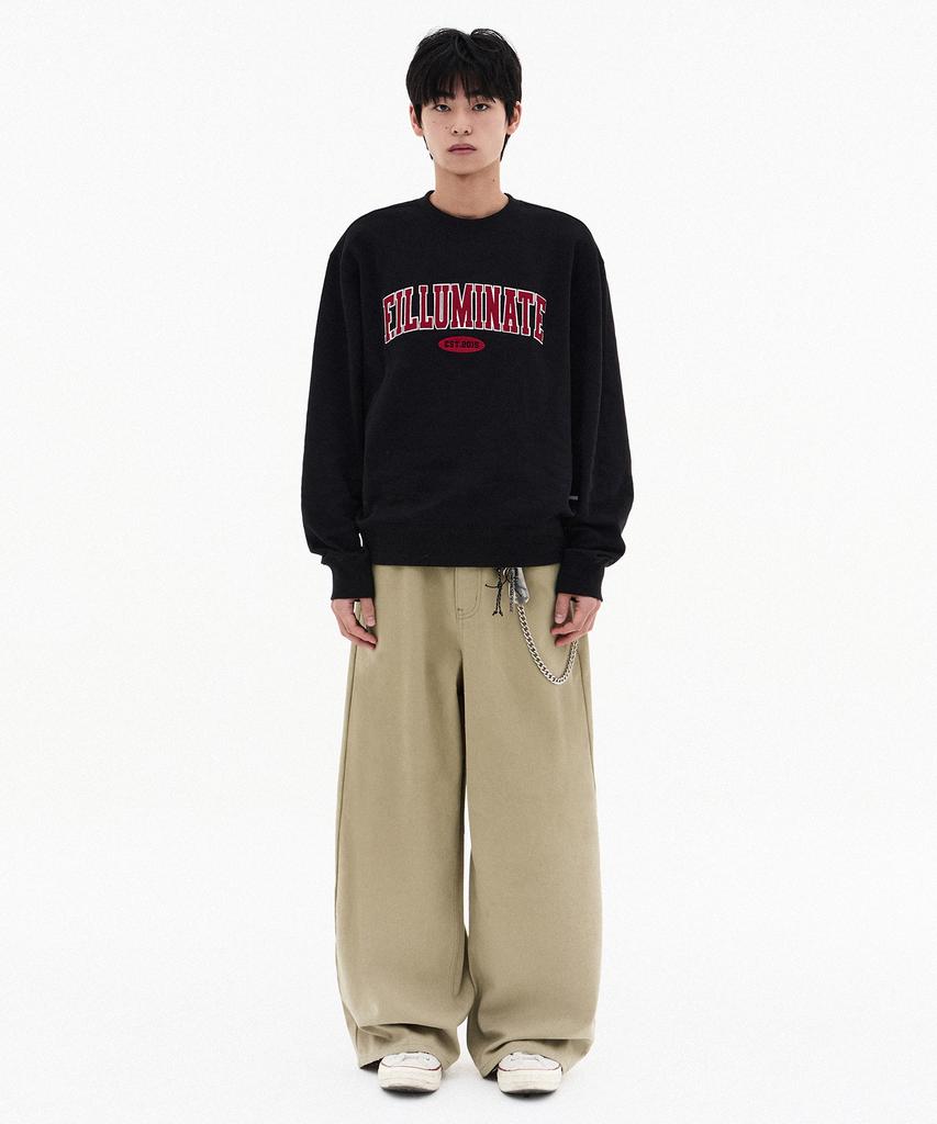 FILLUMINATE Oversized Arch Logo Sweatshirt - 3 Colors