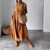 2024 Summer Women's Sleeveless Cotton-Linen Pocket Dress