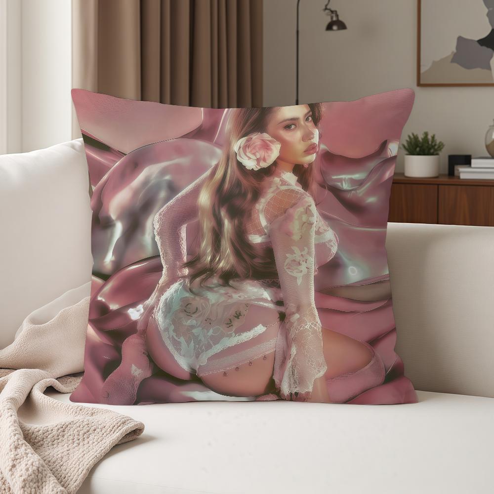 Singer Pop KKali Uchis Pillow Case Suitable For Bedrooms Living Rooms Cars Home Decoration