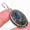 Labradorite Handmade 925 Sterling Silver Jewelry Pendant 2.01" K9s76