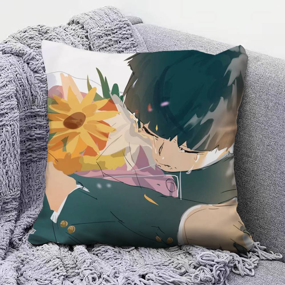 Mob Psycho AAnime Pillow Covers Home Sofa Cushion Covers and Aecorative Custom