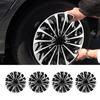 4 шт. Колпаки на ступицы колес 14 дюймов, крепление на клипсах, стильный дизайн для автомобильных шин R14