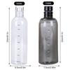 Large Capacity Plastic Portable Leak-proof  Water Container Outdoor Water Bottle Transparent Sports Water Bottle With Time Scale