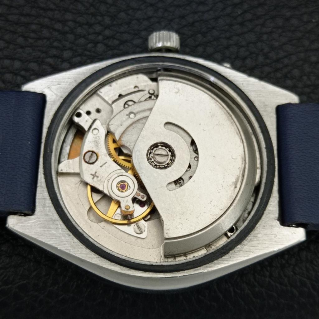RICOH R31 AUTOMATIC VINTAGE JAPAN MENS BLUE COLOR DIAL WATCH a707616-1