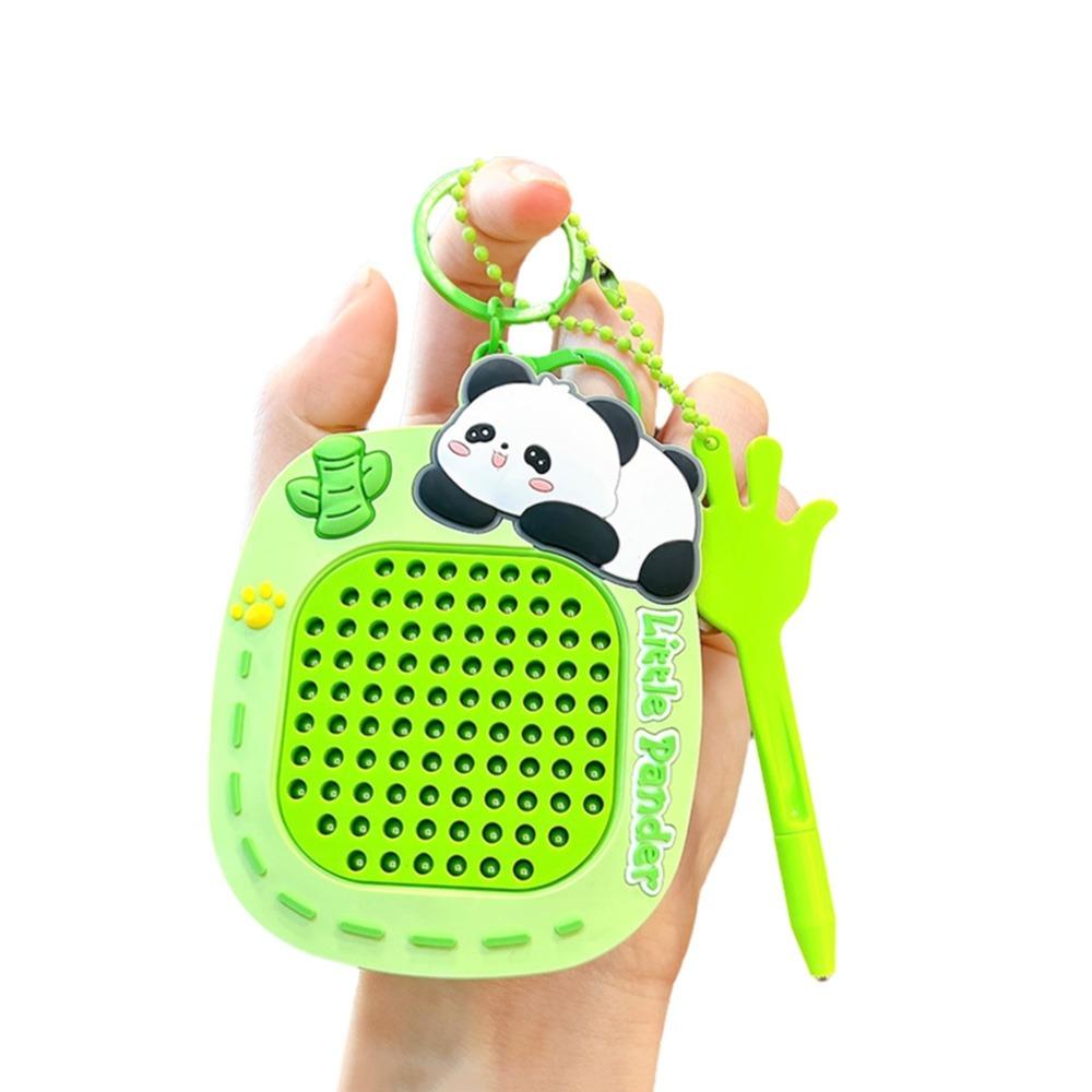 Decompression Capybara Drawing Board Keychain Hanging Schoolbag Pendant for Kids Toys