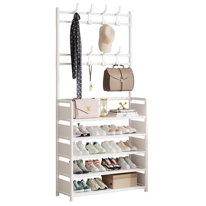 Shoe & Hat Rack: Multi-Layer, Space-Saving, Folding, Simple Dormitory Storage Solution