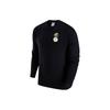 Sportswear Logo Print Crew Neck Sweatshirt Men Tops Black HJ0836-010