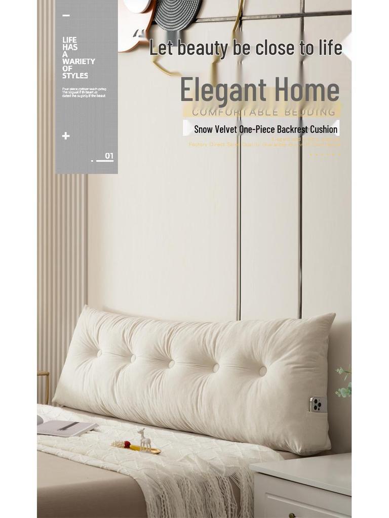 Треугольная подушка для изголовья - Большая мягкая спинка для общежития или спальни.