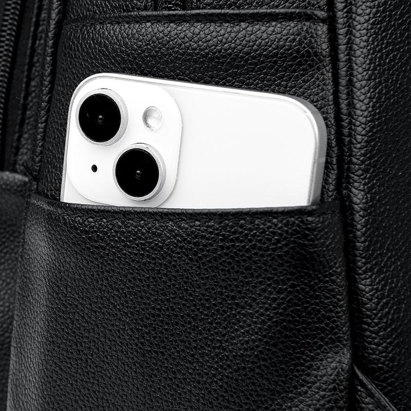 Женская мягкая кожаная сумка, рюкзак для мамы, противоугонный дорожный рюкзак