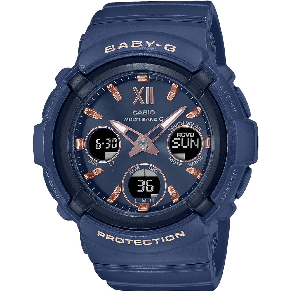 Casio Baby-G BGA-2800-2AJF Women's Solar Radio Watch Navy