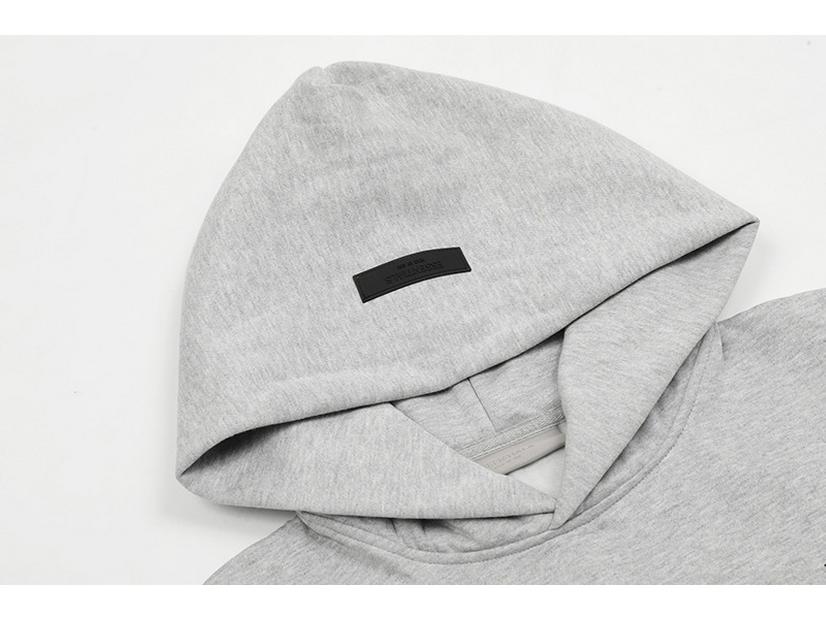 Свитшот с капюшоном из 100% силикона с черным флоком - FOG Double Line ESSENTIALS Модный Бренд 2025