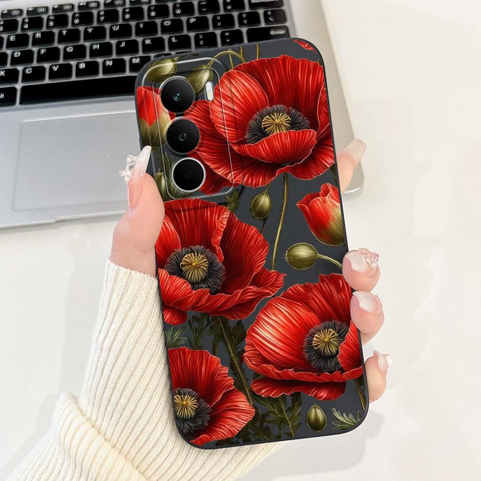 Чехол для OPPO Realme C71 Модный Космический Цветок Мягкий Конфетный Силиконовый TPU Ударопрочный Чехол для Realme C71 4G RMX5303 C 71 Чехлы для Телефона