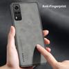 Роскошный чехол для телефона из искусственной кожи для Vivo Y31 Y51 Y53S Y52 Y52S, матовый силиконовый защитный чехол для Vivo Y21 Y21S Y33S Y72 5G