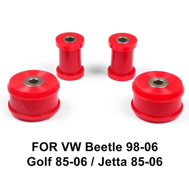 Комплект втулок переднего нижнего рычага автомобиля 22-202, совместимый для Golf MK2 MK3 MK4, полиуретановые автомобильные аксессуары, 4 шт.