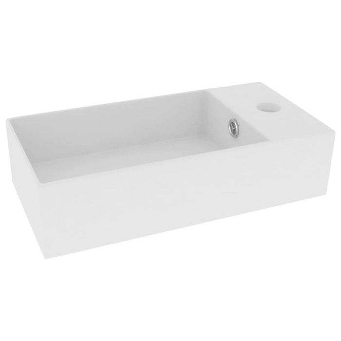 VidaXL Bathroom Sink with Overflow Countertop Washbasin Toilet Kitchen Hand Basin Cosmetic Room Home 146987