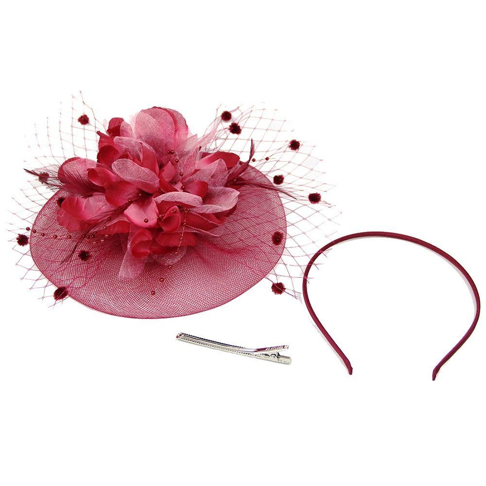 Стильные шапки-волшебники, свадебные цветочные сетчатые повязки на голову, коктейльные головные уборы для чаепития для женщин и девочек